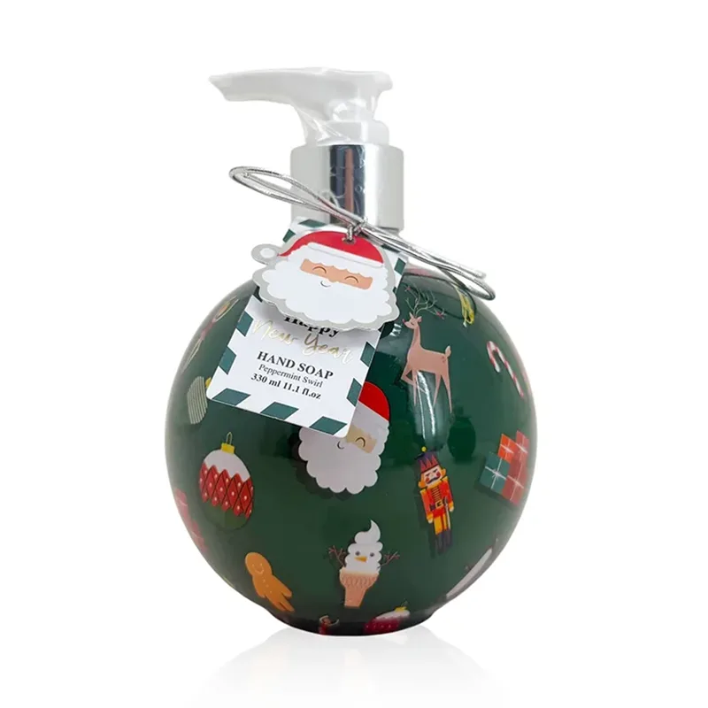 Sapone per le mani con palline di Natale