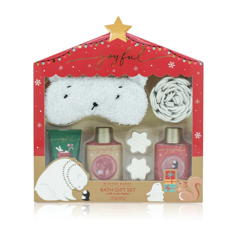 Set da bagno a bolle di Natale